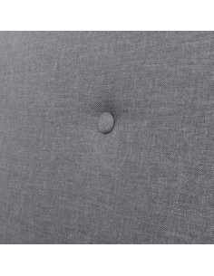 Set di Divani 3 pz in Tessuto Grigio Chiaro