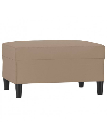 Set di Divani 4 pz con Cuscini cappuccino in Similpelle