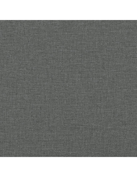 Set di Divani 4 pz con Cuscini Grigio Scuro in Tessuto