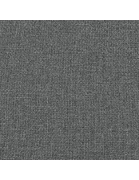 Set di Divani 4 pz con Cuscini Grigio Scuro in Tessuto