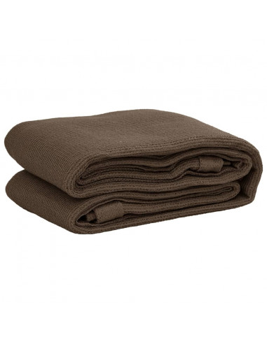 Tappeto da Tenda 400x400 cm Marrone