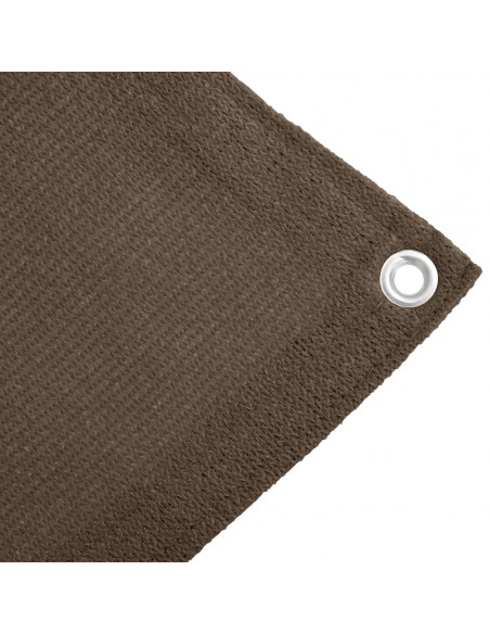 Tappeto da Tenda 400x400 cm Marrone