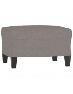 Set di Divani 4 pz con Cuscini Tortora in Tessuto 2