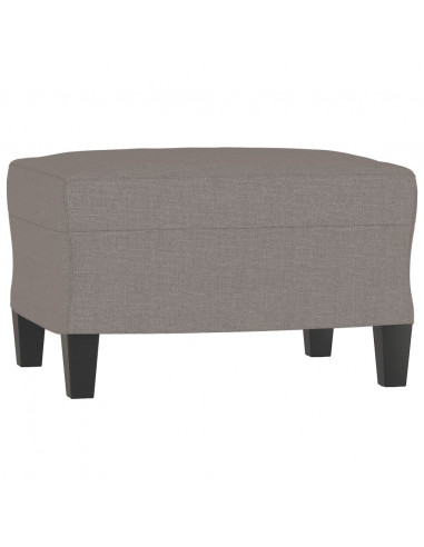 Set di Divani 4 pz con Cuscini Tortora in Tessuto