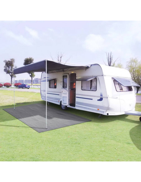 Tappeto da Tenda 250x550 cm Grigio Chiaro