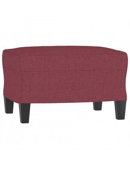 Set di Divani 4 pz Rosso Vino in Tessuto