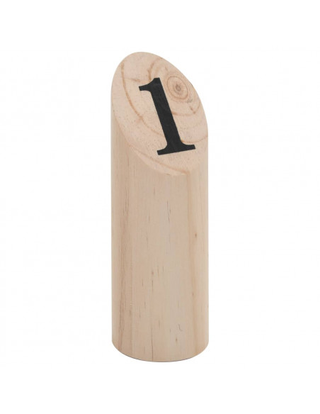Set di Giochi in Legno Kubb Numerici