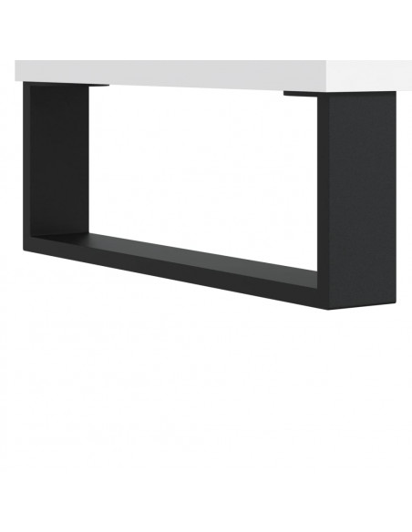 Set di Mobili da Bagno 3 pz Bianco in Legno Multistrato