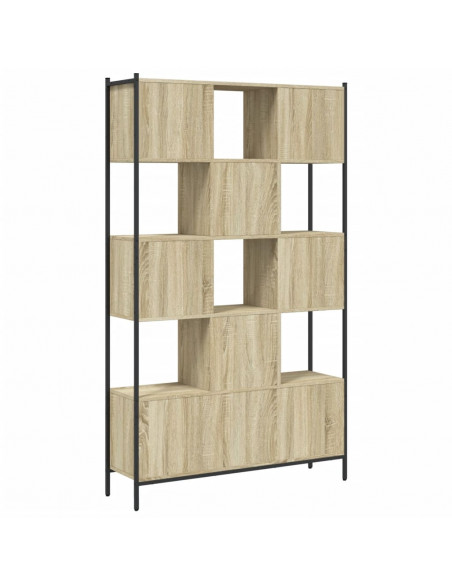 Libreria Rovere Sonoma 102x28x172 cm in Legno Multistrato