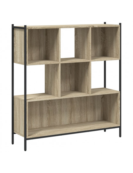 Libreria Rovere Sonoma 102x28x172 cm in Legno Multistrato
