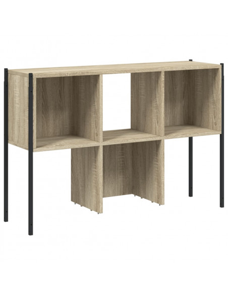 Libreria Rovere Sonoma 102x28x172 cm in Legno Multistrato