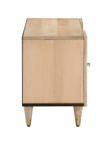 Mobile Porta TV 105x33x46cm in Legno Massello di Mango