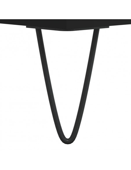 Set di Mobili da Bagno 3 pz Nero in Legno Multistrato
