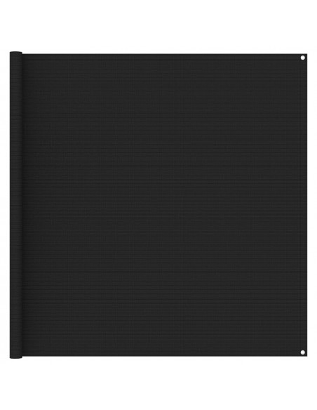 Tappeto da Tenda 200x400 cm Nero