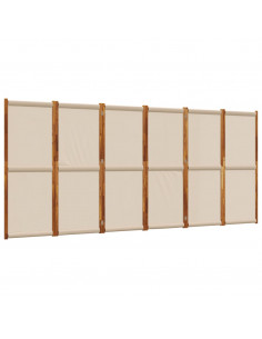 Divisorio a 6 Pannelli Tortora 420x180 cm 2
