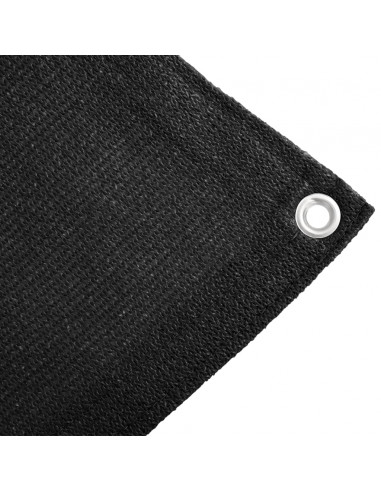 Tappeto da Tenda 250x550 cm Nero