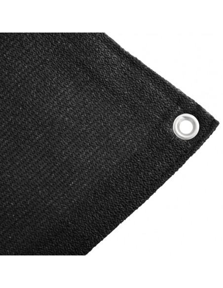Tappeto da Tenda 250x550 cm Nero