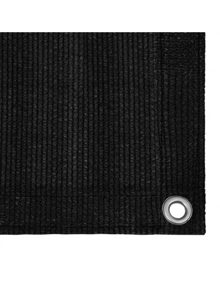Tappeto da Tenda 250x600 cm Nero