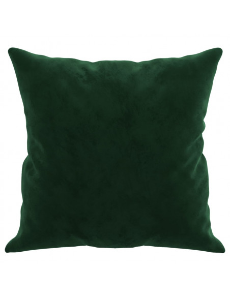Cuscini Decorativi 2 pz Verde Scuro 40x40 cm in Velluto
