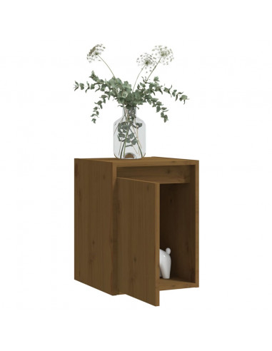 Pensili 2 pz Marrone Miele 30x30x40cm in Legno Massello di Pino