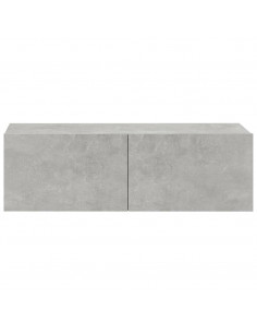 Set di Mobili Porta TV 3 pz Grigio Cemento in Legno Multistrato 2