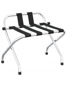 Portapacchi con Schienale Argento 56x39x52 cm 2