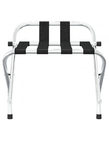 Portapacchi con Schienale Argento 56x39x52 cm