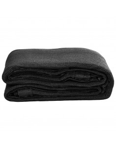 Tappeto da Tenda 400x400 cm Nero in HDPE 2