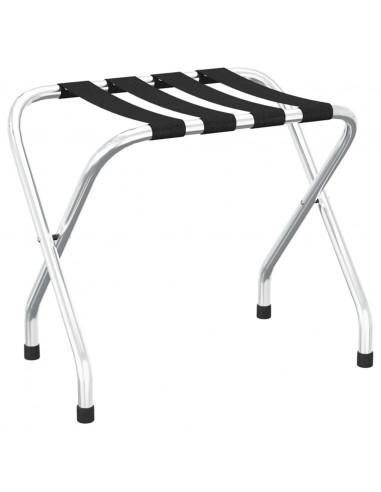 Portapacchi Nero e Argento 56x40x49 cm