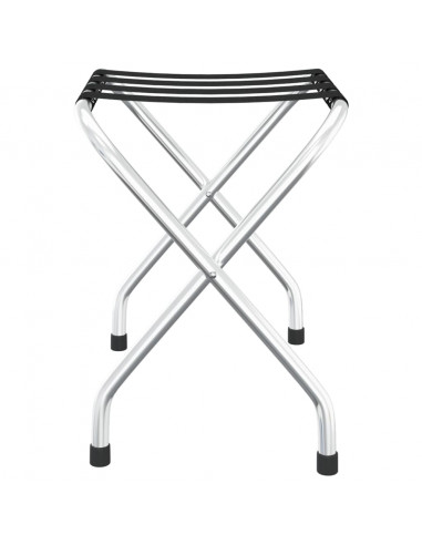 Portapacchi Nero e Argento 56x40x49 cm