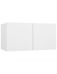 Set di Mobili Porta TV 4 pz Bianco in Legno Multistrato 2