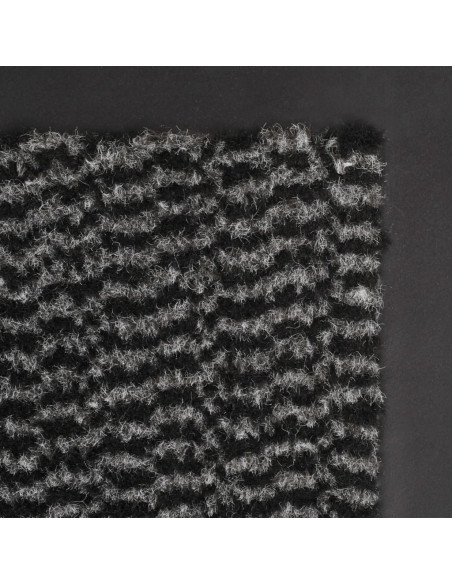 Tappeto Antipolvere Trapuntato Rettangolare 40x60cm Antracite