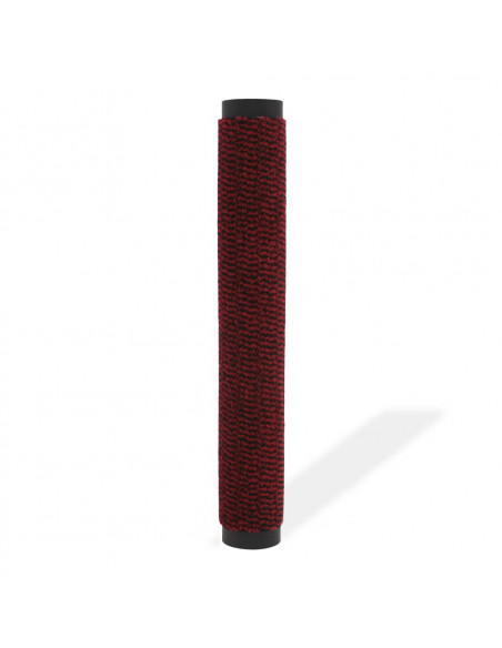 Tappeto Antipolvere Trapuntato Rettangolare 40x60cm Rosso