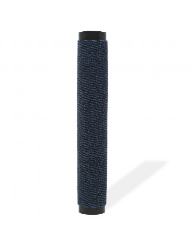 Tappeto Antipolvere Trapuntato Rettangolare 40x60cm Blu