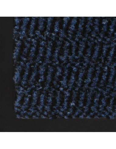 Tappeto Antipolvere Trapuntato Rettangolare 40x60cm Blu