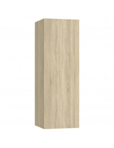 Set di Mobili Porta TV 4 pz Rovere Sonoma in Legno Multistrato 2