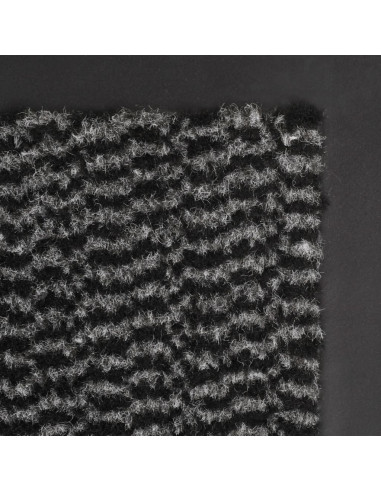 Tappeto Antipolvere Trapuntato Rettangolare 80x120cm Antracite