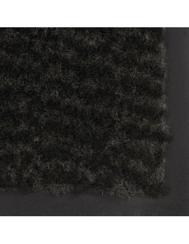 Tappeto Antipolvere Trapuntato Rettangolare 80x120cm Nero