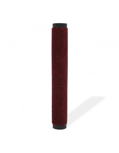 Tappeto Antipolvere Trapuntato Rettangolare 80x120cm Rosso