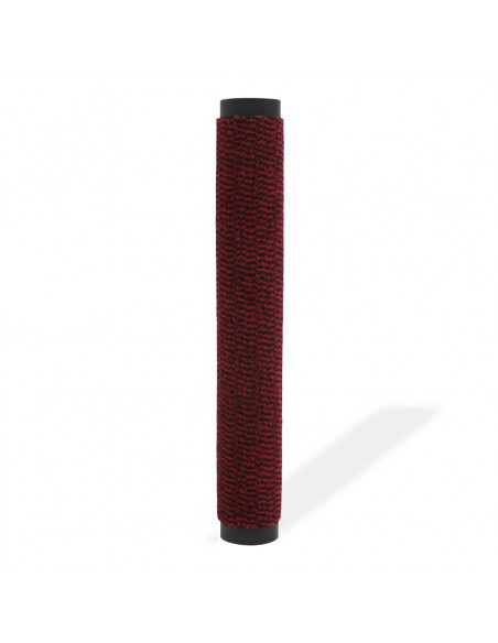 Tappeto Antipolvere Trapuntato Rettangolare 80x120cm Rosso