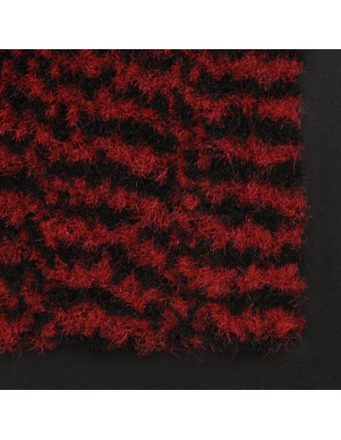 Tappeto Antipolvere Trapuntato Rettangolare 80x120cm Rosso