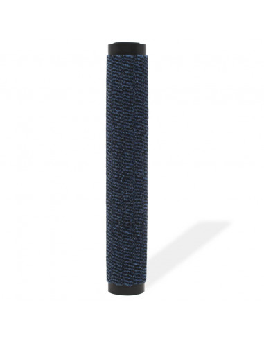 Tappeto Antipolvere Trapuntato Rettangolare 80x120cm Blu