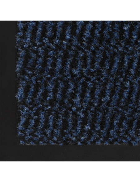 Tappeto Antipolvere Trapuntato Rettangolare 80x120cm Blu