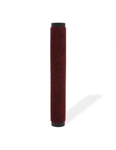 Tappeto Antipolvere Trapuntato Rettangolare 90x150cm Rosso