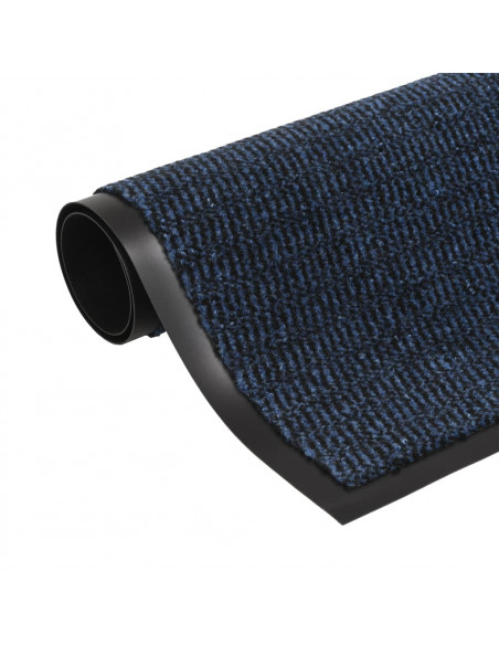 Tappeto Antipolvere Trapuntato Rettangolare 90x150cm Blu
