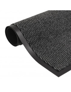 Tappeto Antipolvere Trapuntato Rettangolare 120x180cm Antracite