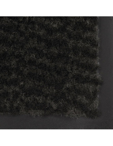 Tappeto Antipolvere Trapuntato Rettangolare 120x180cm Nero