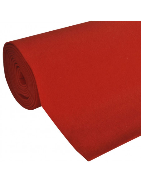 Tappeto Rosso 1 x 20 m Extra Spesso 400 g/m2