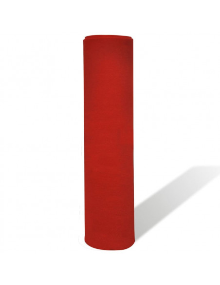 Tappeto Rosso 1 x 20 m Extra Spesso 400 g/m2