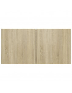 Set di Mobili Porta TV 4 pz Rovere Sonoma in Legno Multistrato 2